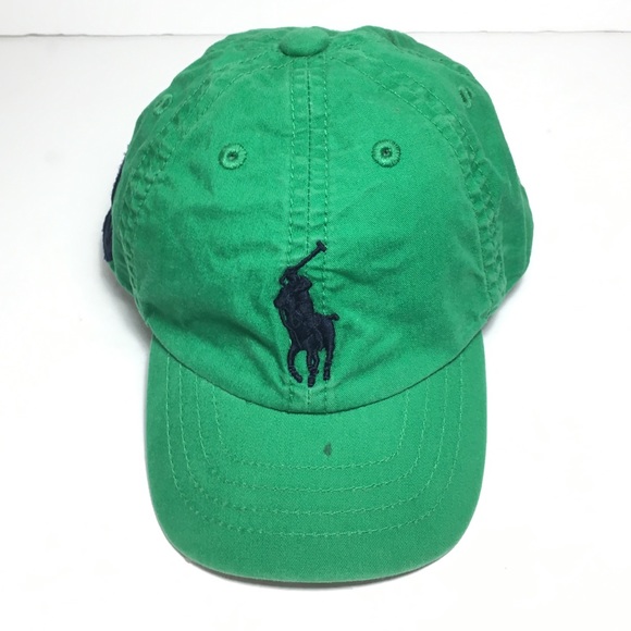 Polo Ralph Lauren Other - Polo Ralph Lauren Layette green cap blue pony